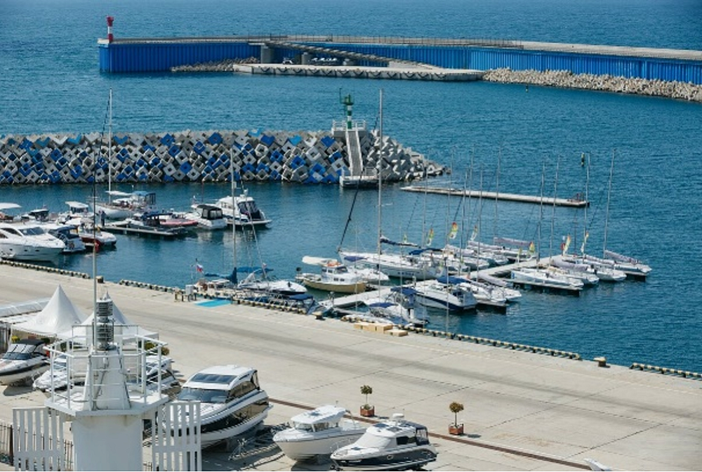 Строительство олимпийского объекта «Порт Сочи Имеретинский»