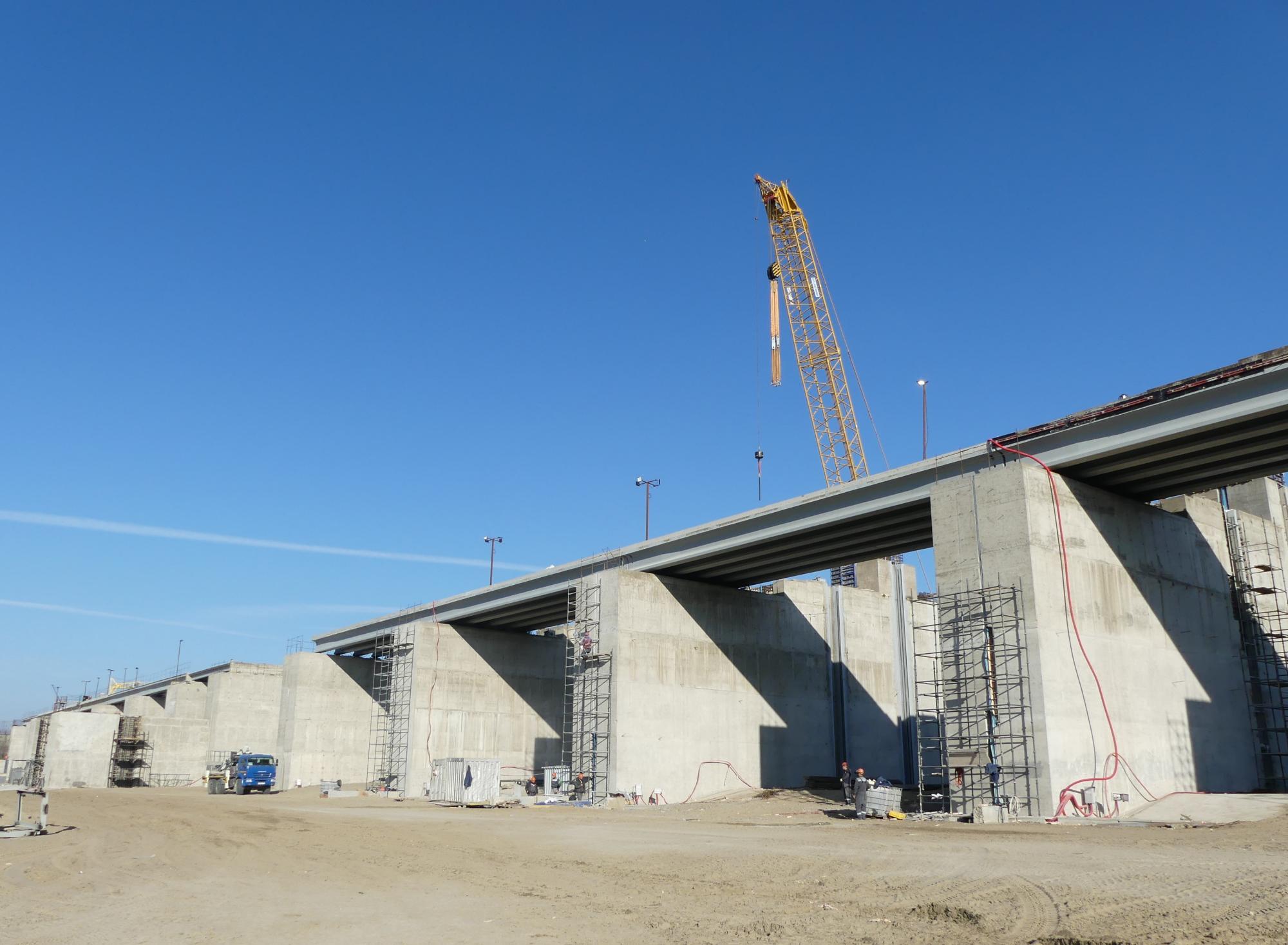 Итоги ноября на строительстве Багаевского гидроузла