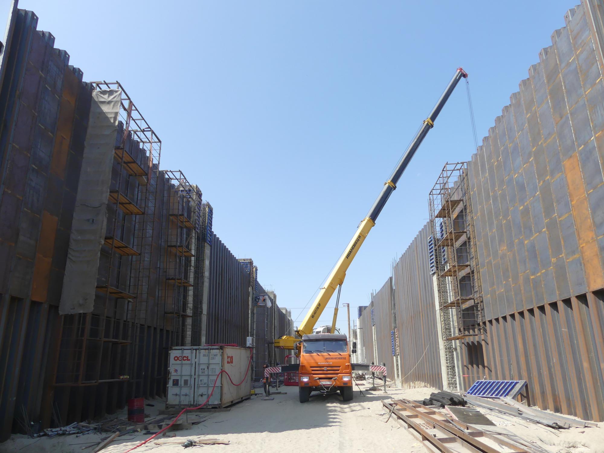 Реализация проекта строительства Багаевского гидроузла на р. Дон идет по графику