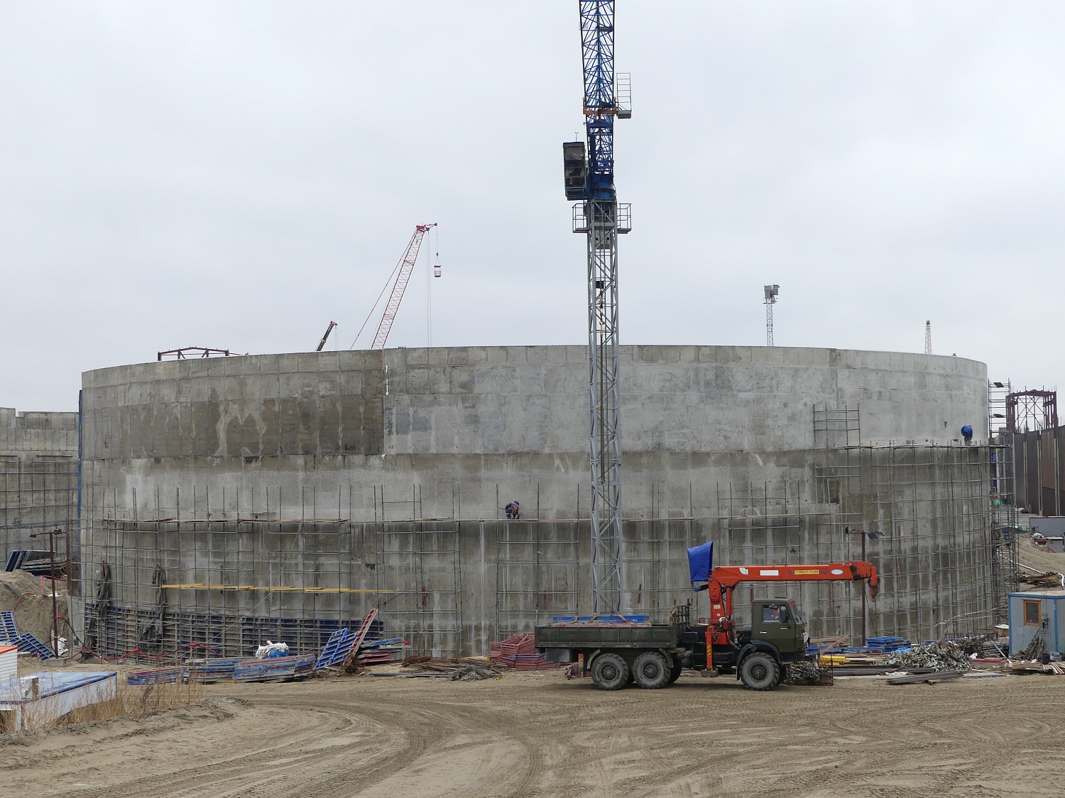 На строительстве Багаевского гидроузла подвели итоги 2024 года