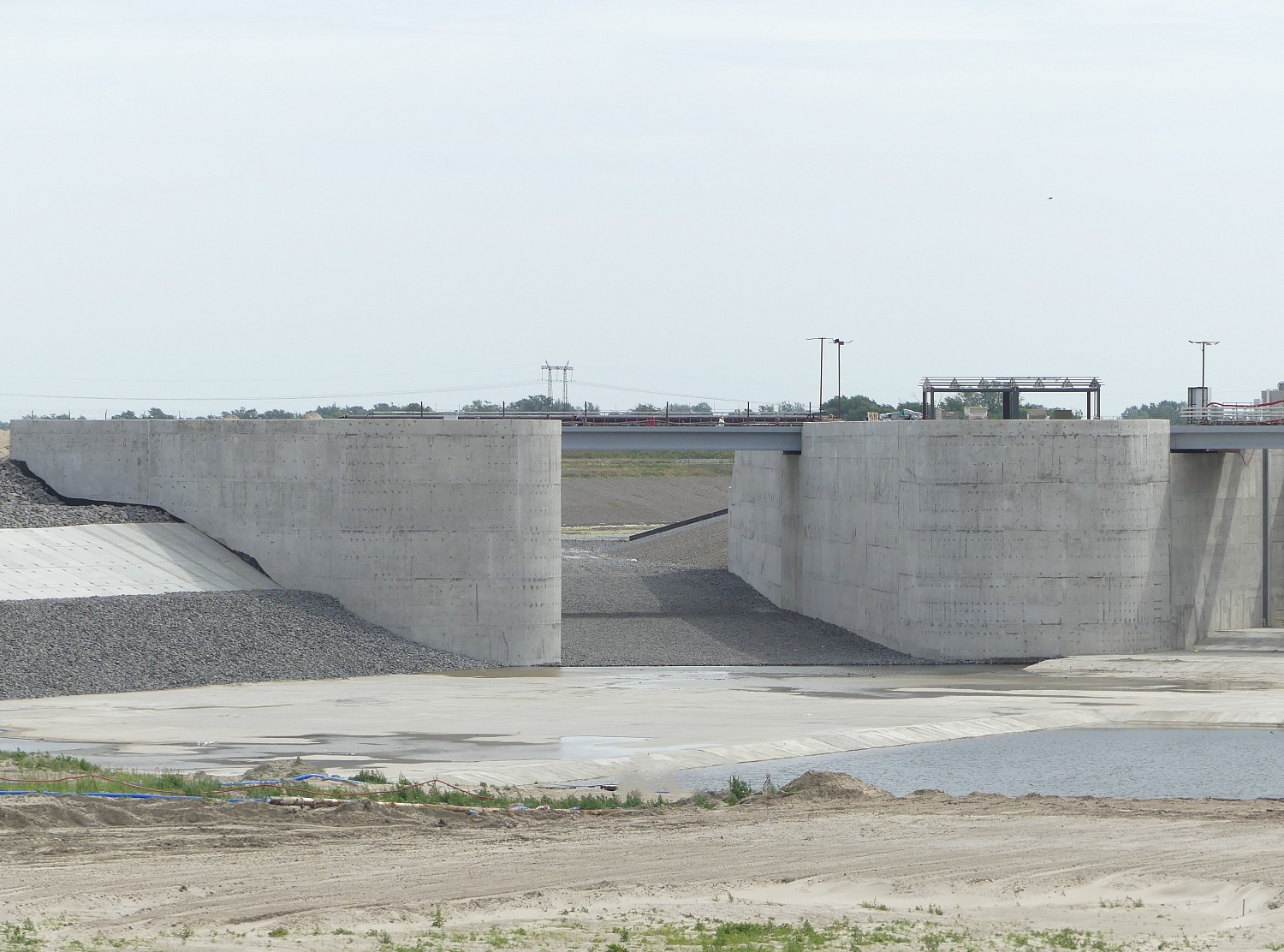 О ходе строительства Багаевского гидроузла