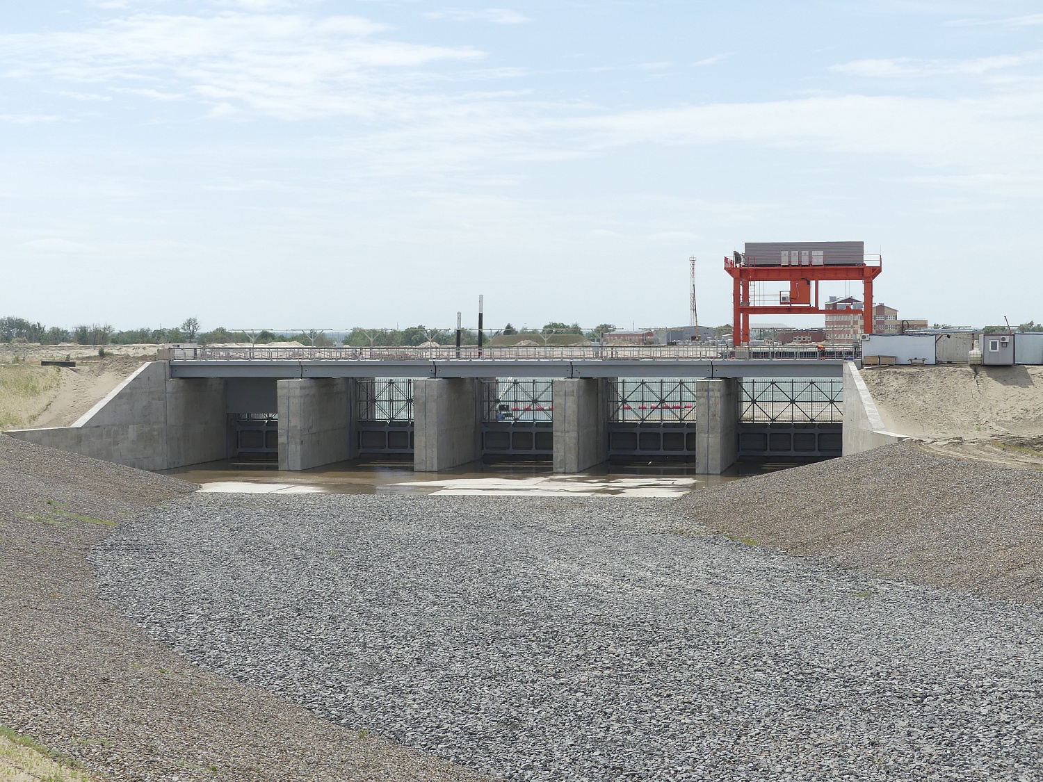 О ходе строительства Багаевского гидроузла