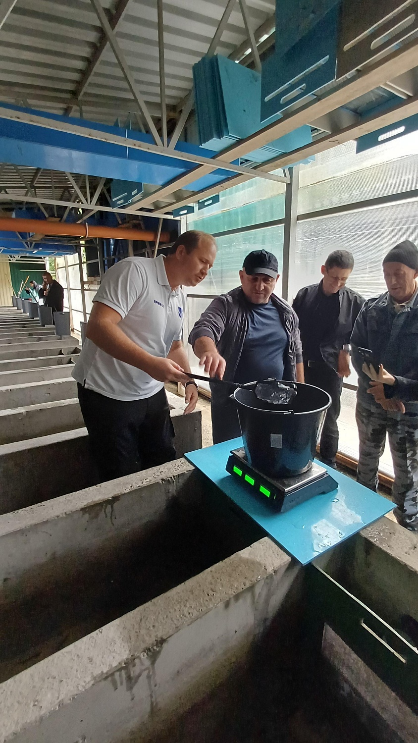 Выпуск мальков в рамках компенсационных мероприятий проекта в Новороссийске