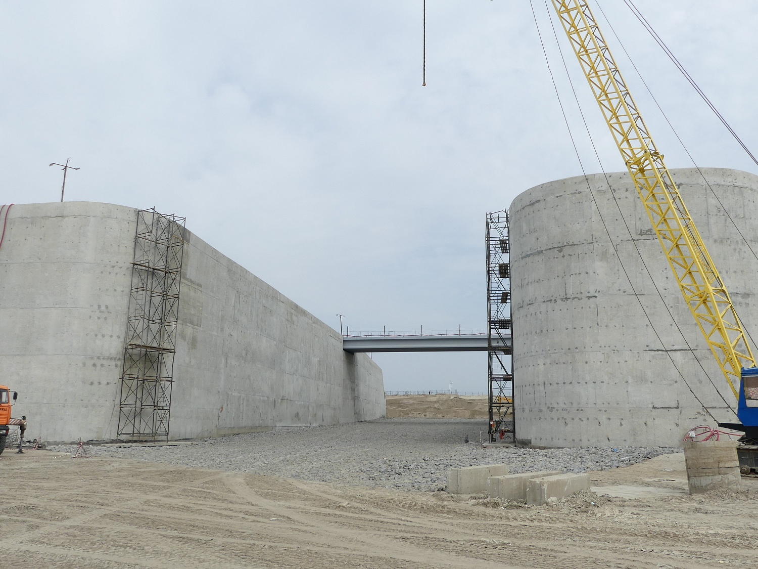 Готовность объектов первого пускового комплекса Багаевского гидроузла - 92%