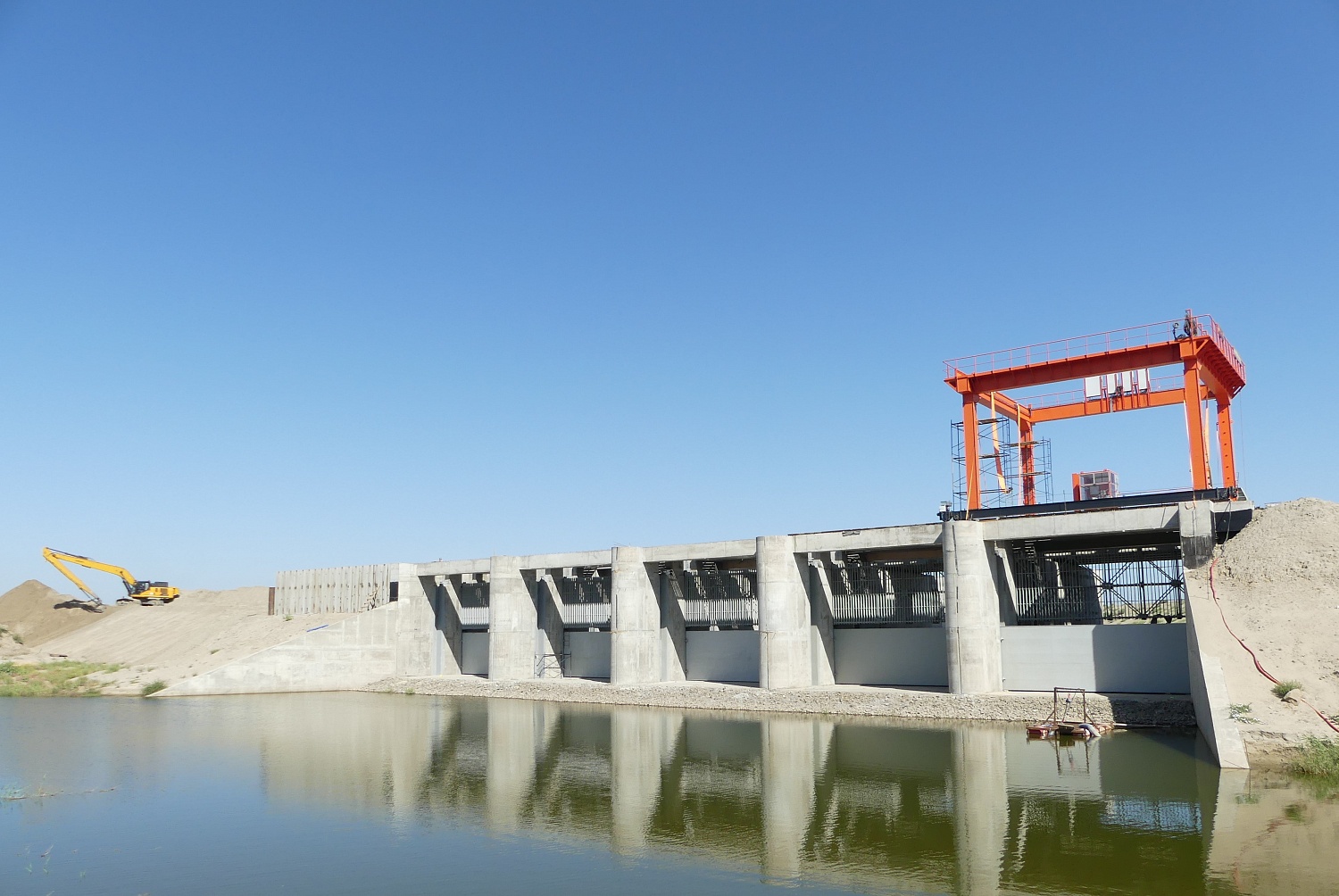 Реализация проекта строительства Багаевского гидроузла на р. Дон идет по графику