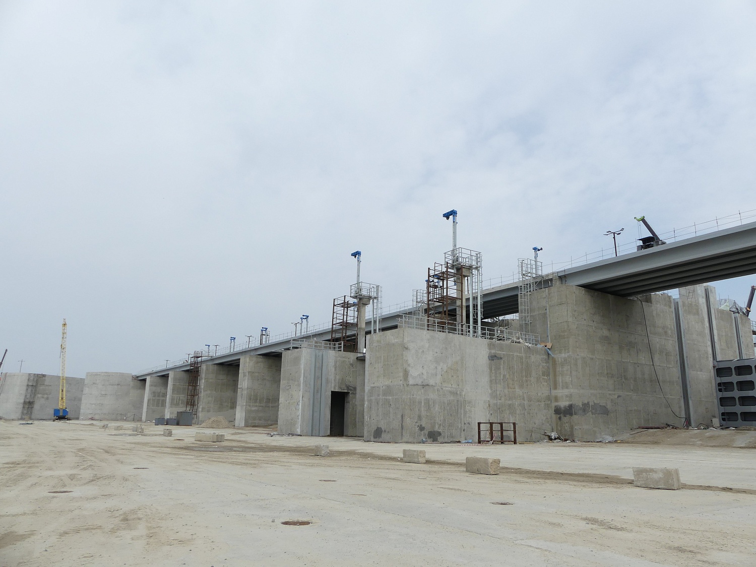 Готовность объектов первого пускового комплекса Багаевского гидроузла - 92%