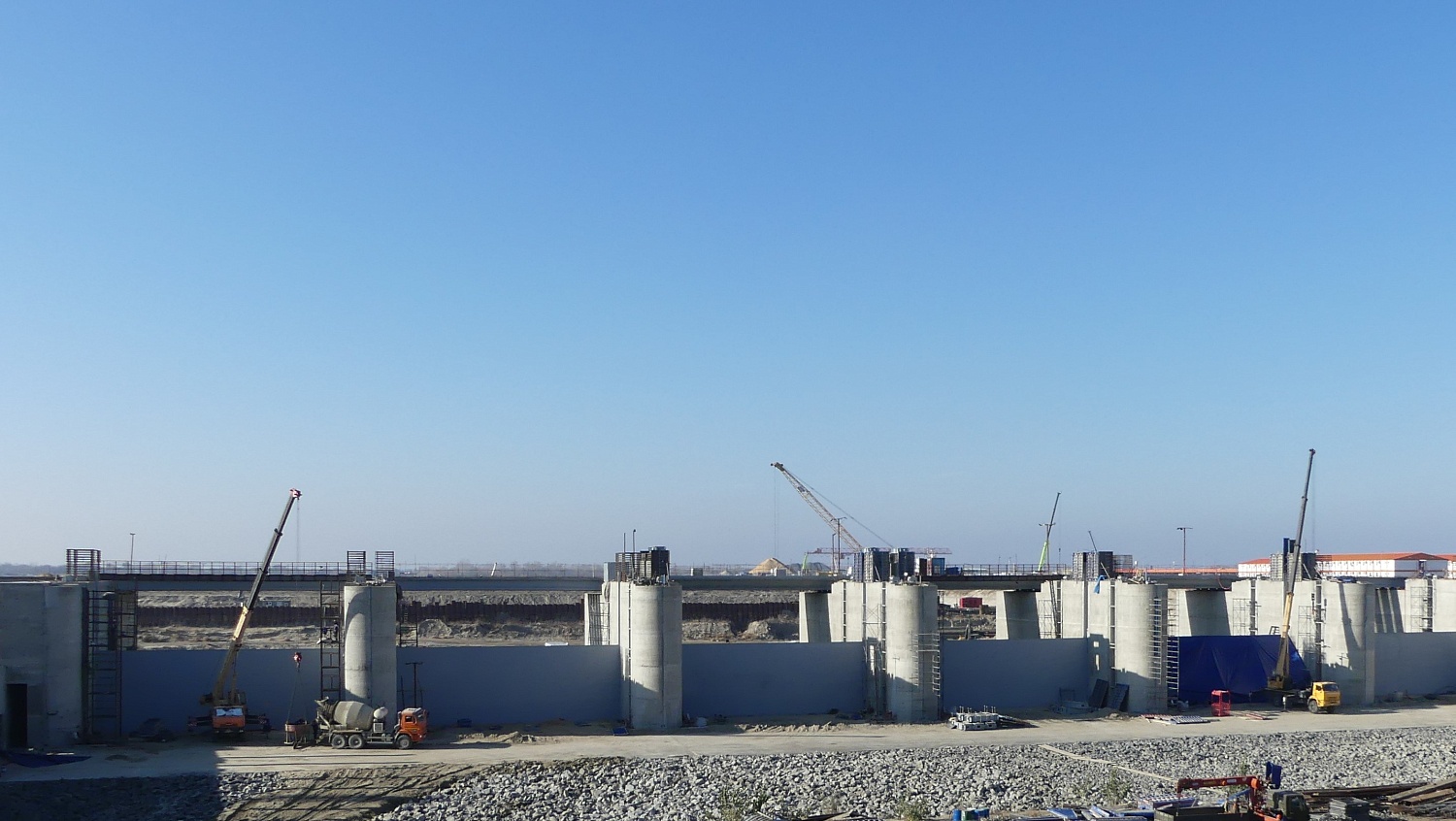 Итоги ноября на строительстве Багаевского гидроузла