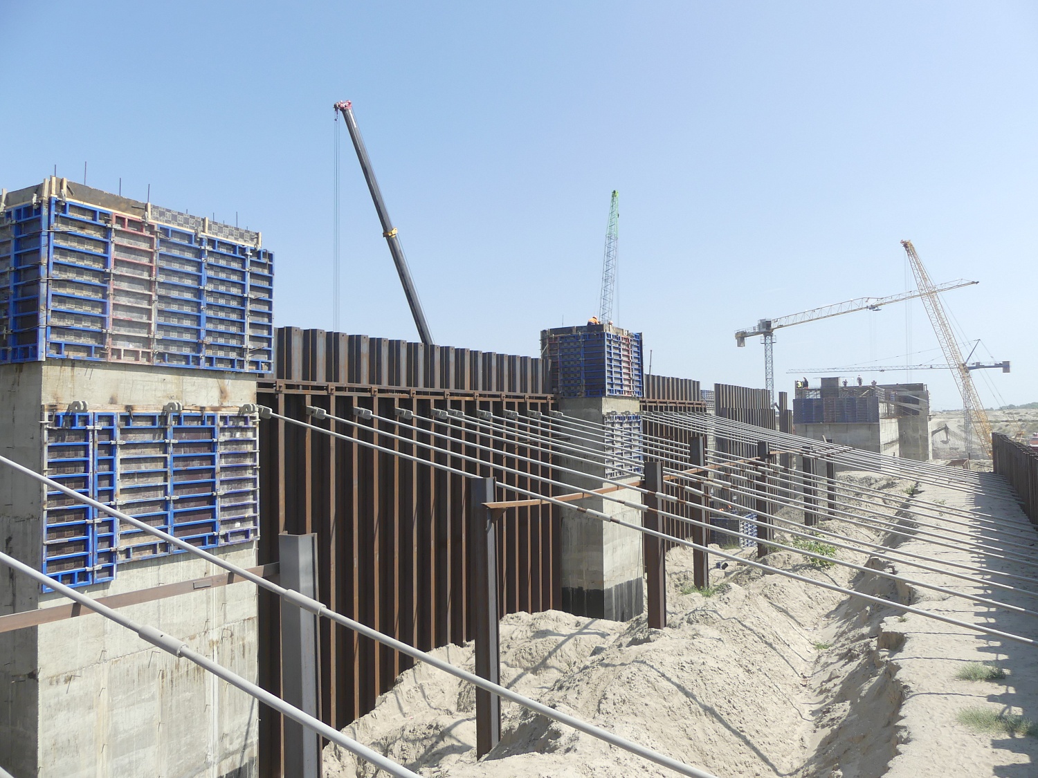 Реализация проекта строительства Багаевского гидроузла на р. Дон идет по графику