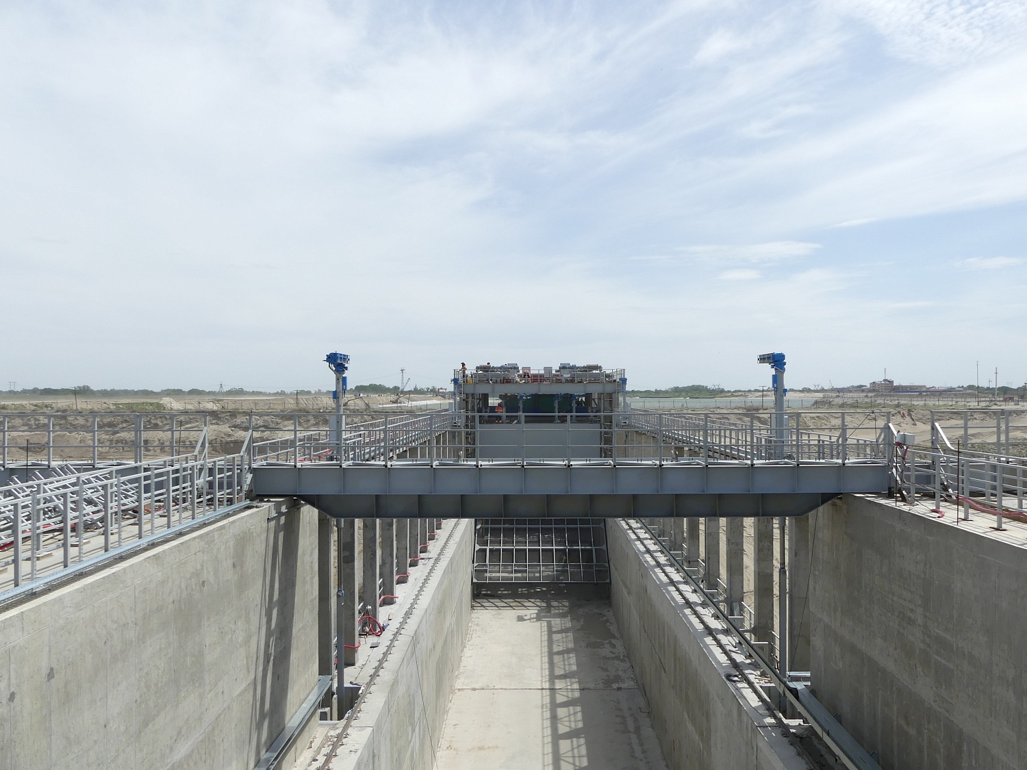 О ходе строительства Багаевского гидроузла