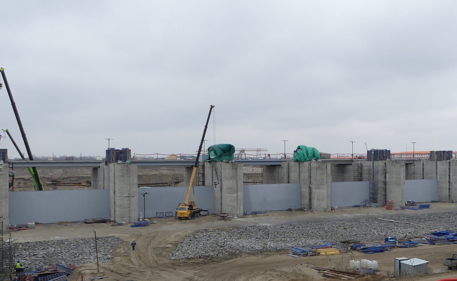На строительстве Багаевского гидроузла подвели итоги 2024 года
