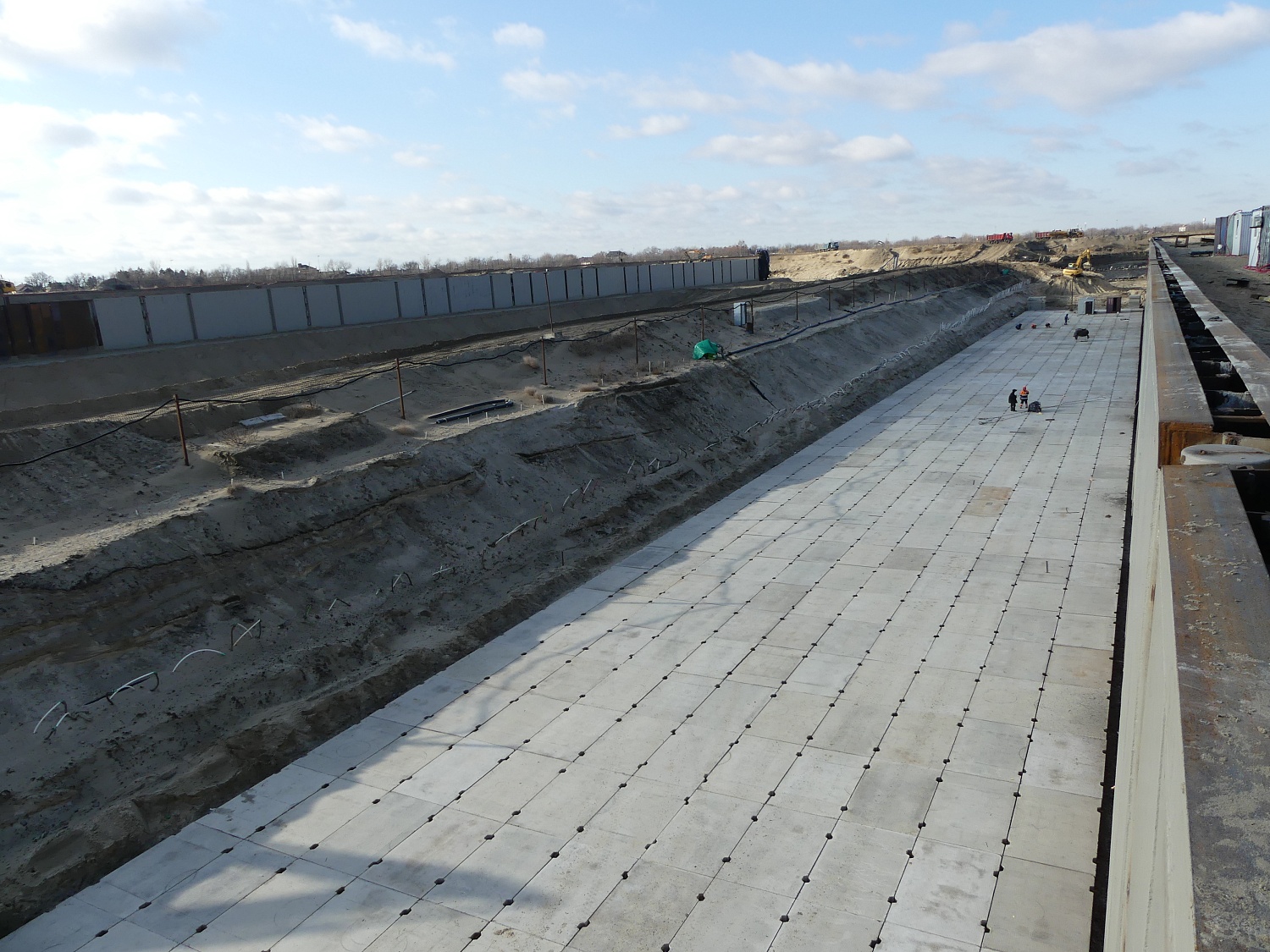 На Багаевском гидроузле завершено бетонирование основных конструкций Судоходного шлюза и водосбросной плотины