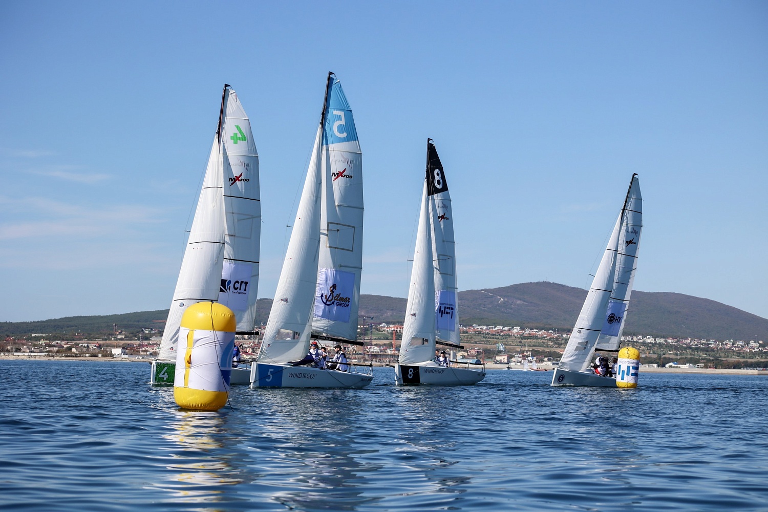 Поздравляем участников парусной регаты "Кубок 2-х морей" в Геленджике с завершением гонок