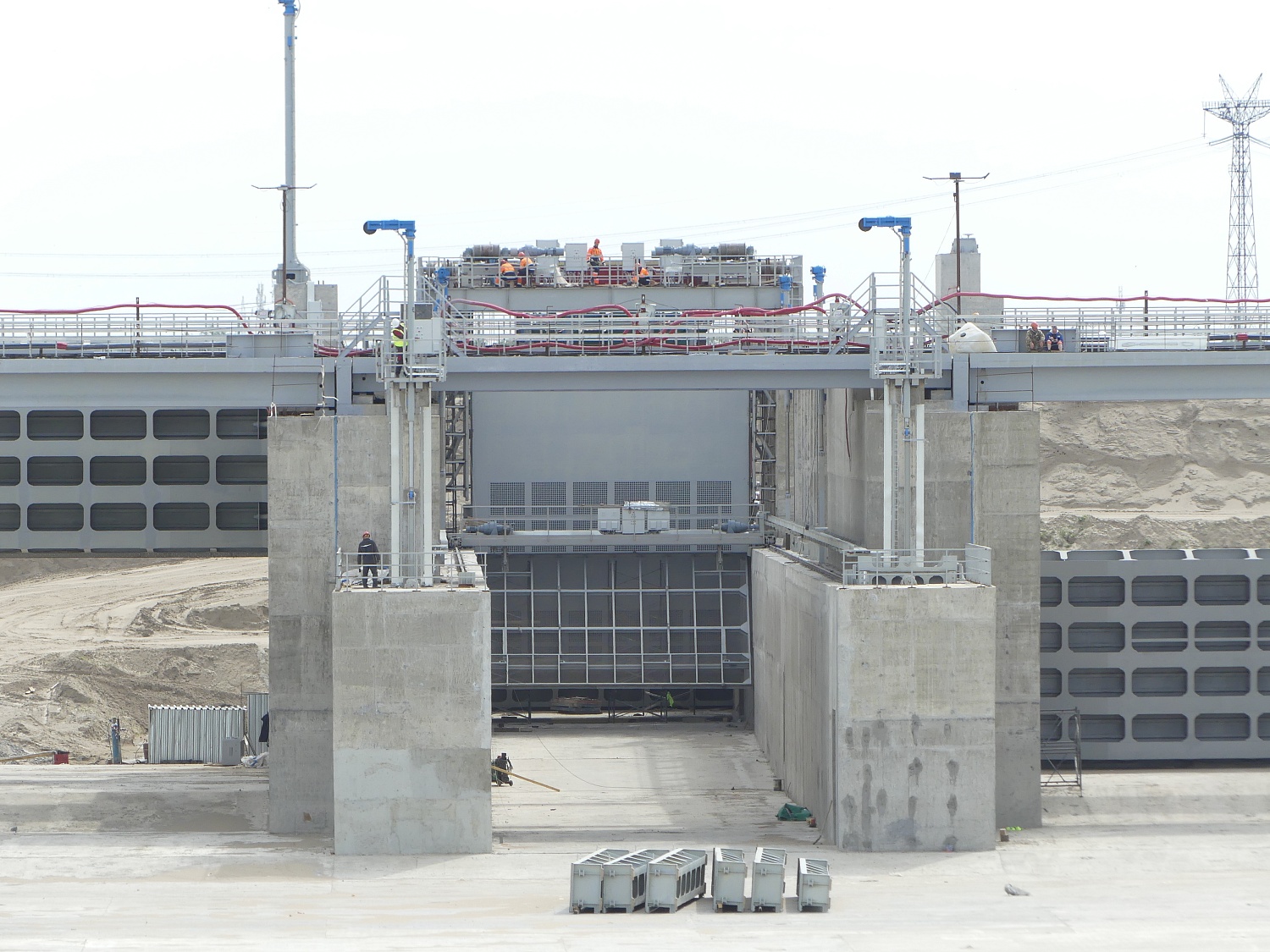 О ходе строительства Багаевского гидроузла