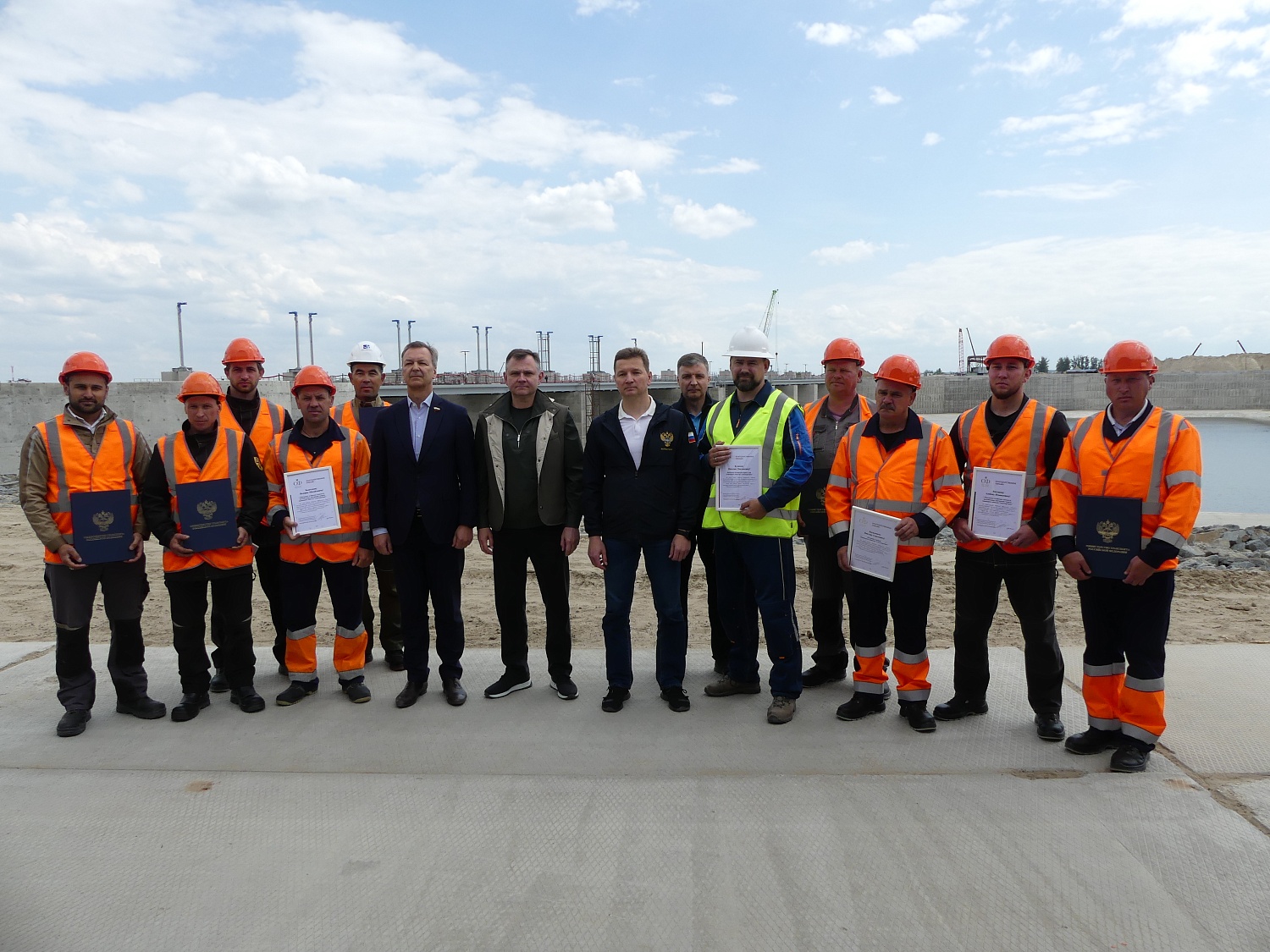 Выездное рабочее совещание на Багаевском гидроузле