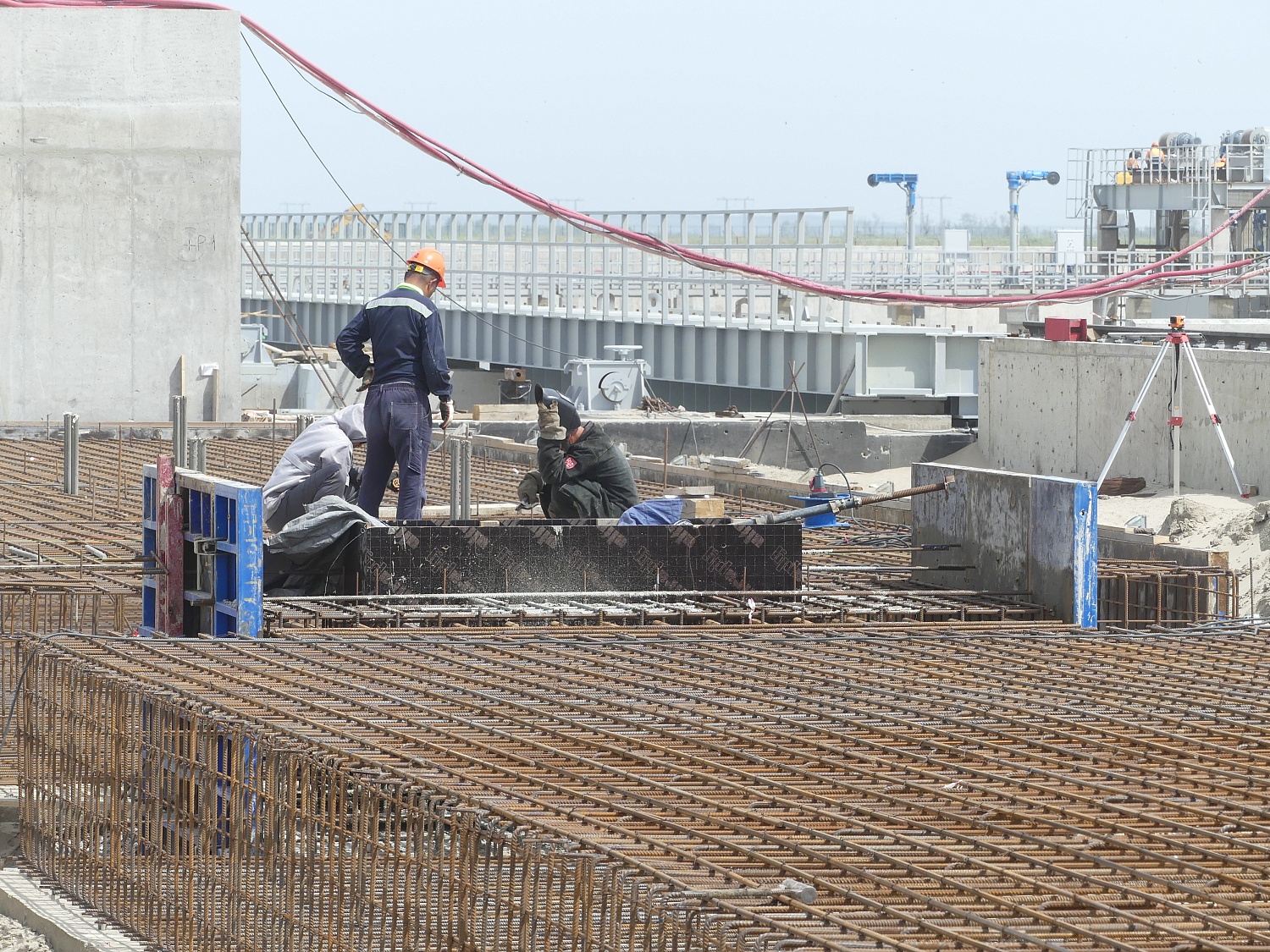 О ходе строительства Багаевского гидроузла